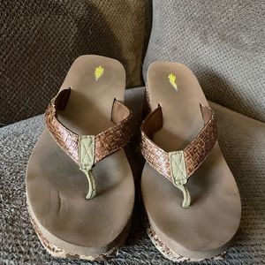Volatile Wedge Sandals size 10